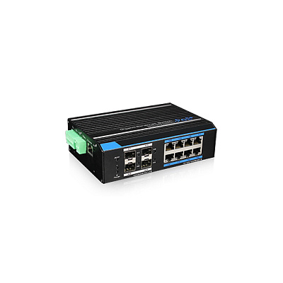 картинка UTEPO UTP7308GE-POE Промышленный 8-портовый управляемый коммутатор Hi-PoE от компании Intant